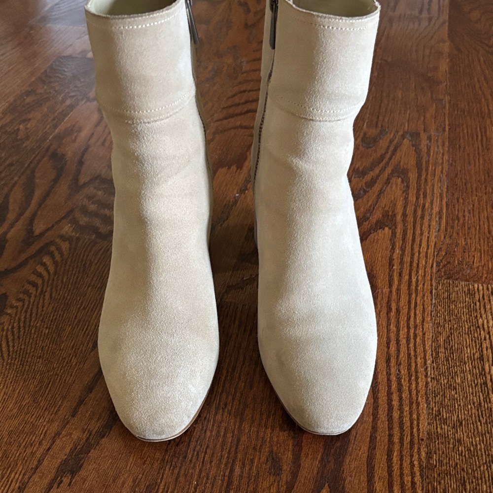 Michael Kors Cream Ankle Booties
